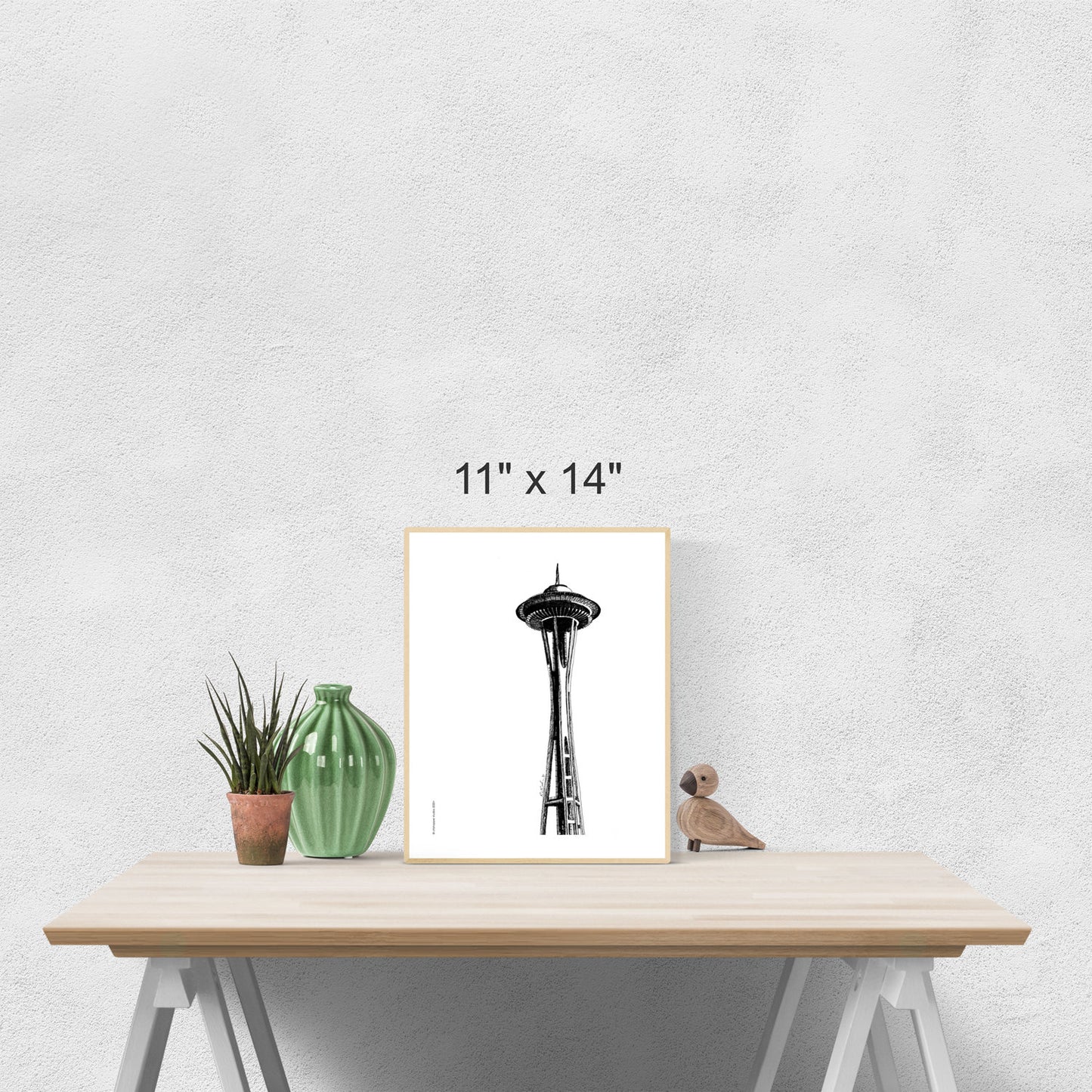 Seattle Space Needle Printable Artwork