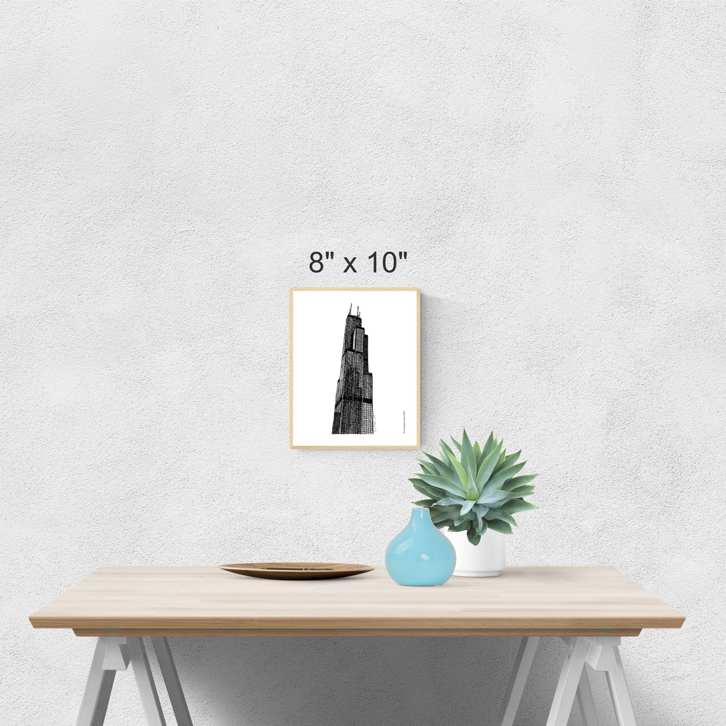 Chicago Willis Tower Printable Artwork