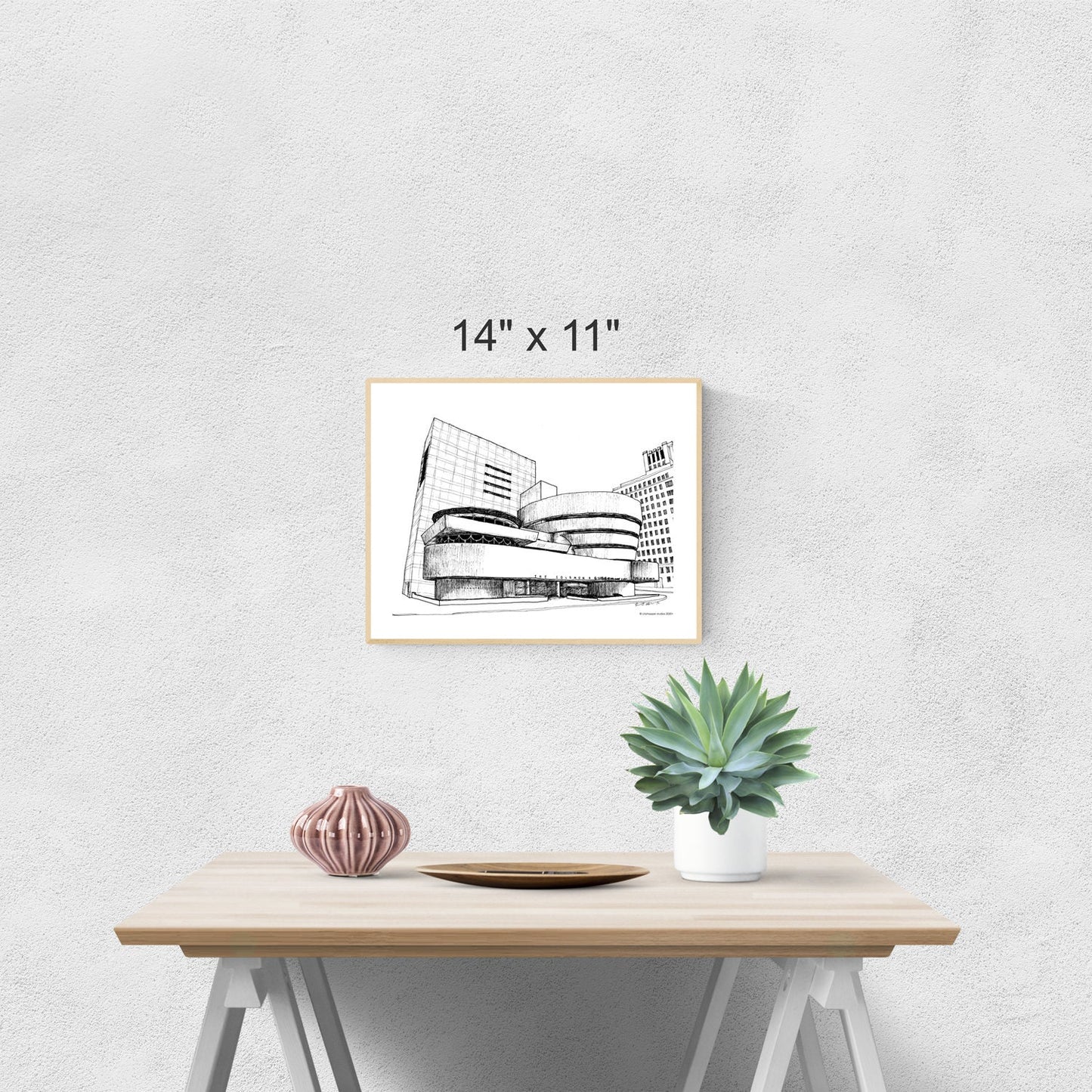 New York Guggenheim Museum Printable Artwork