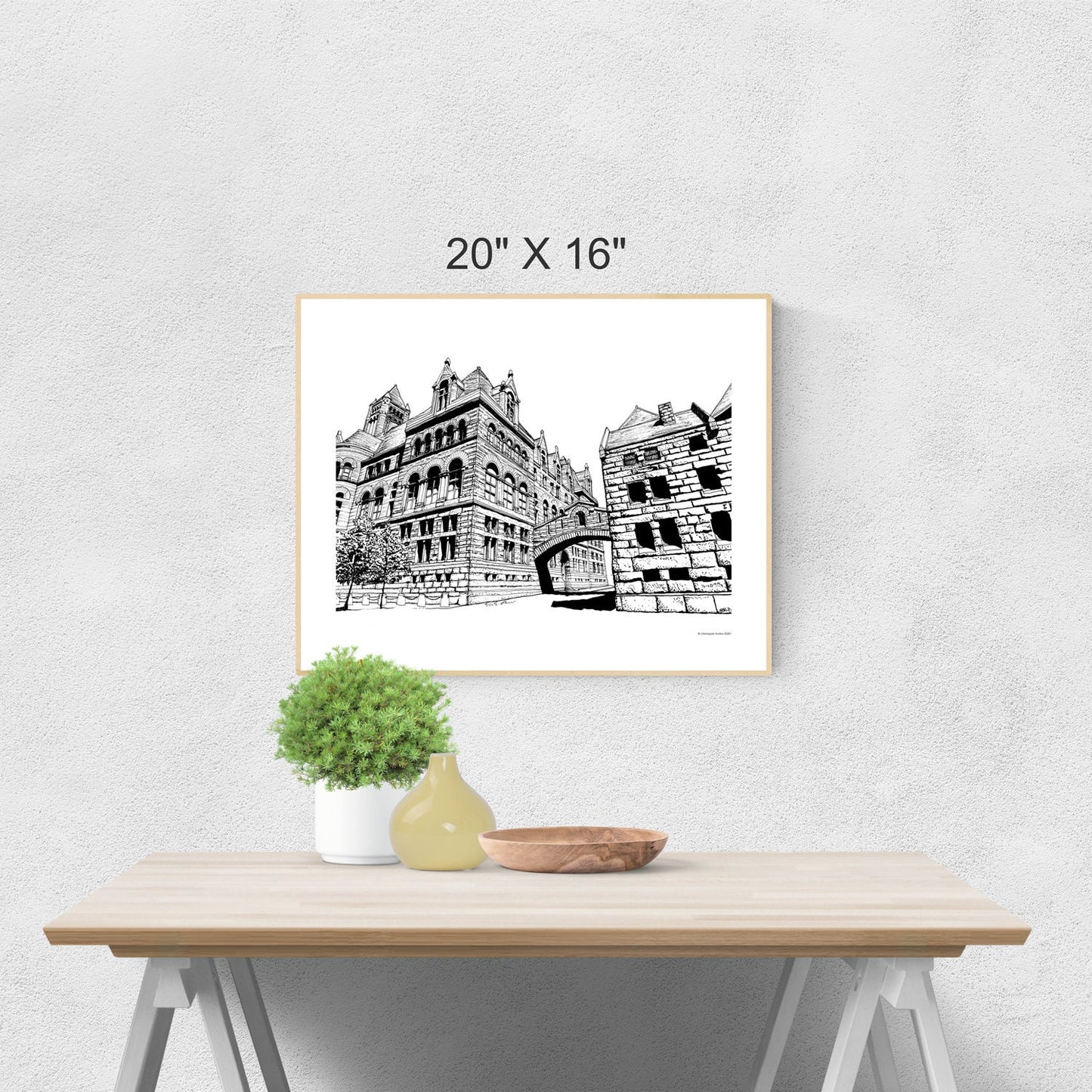 Pittsburgh Allegheny County Courthouse Printable Artwork