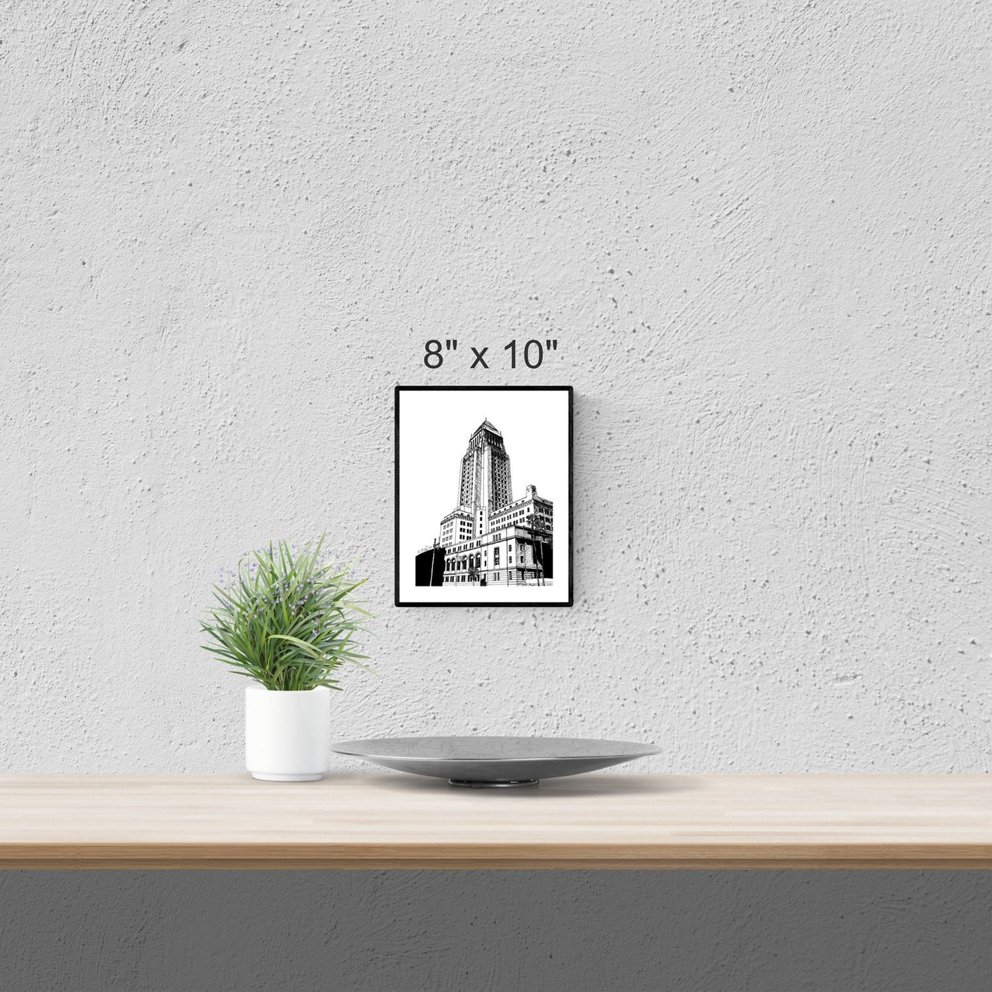 Los Angeles City Hall Printable Artwork