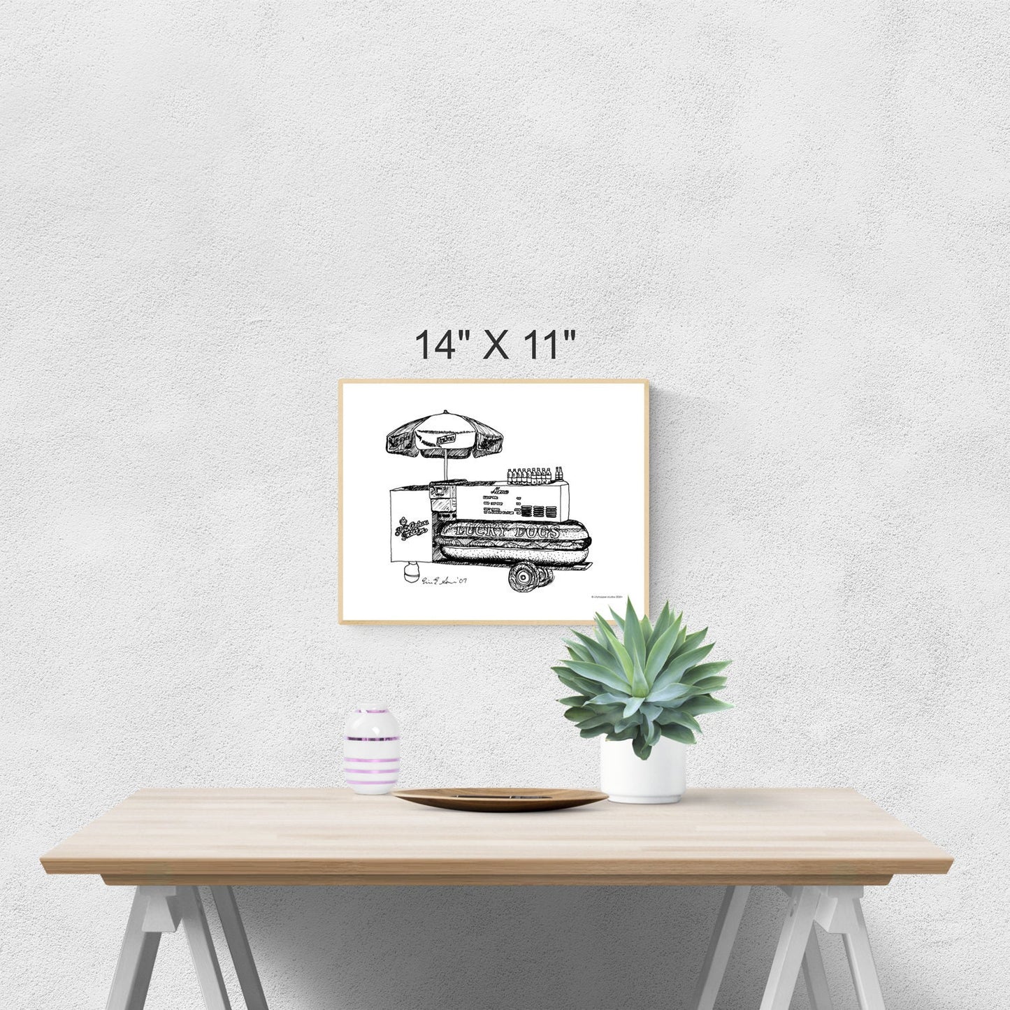 New Orleans Lucky Dog Stand Printable Artwork