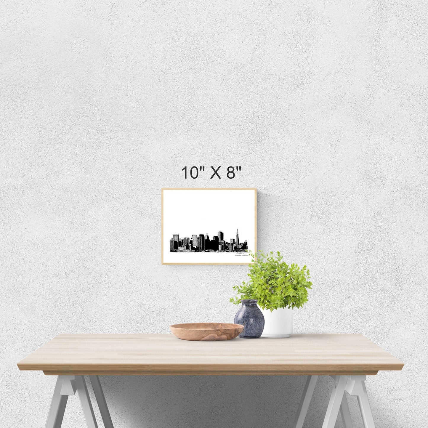 San Francisco Skyline Printable Artwork