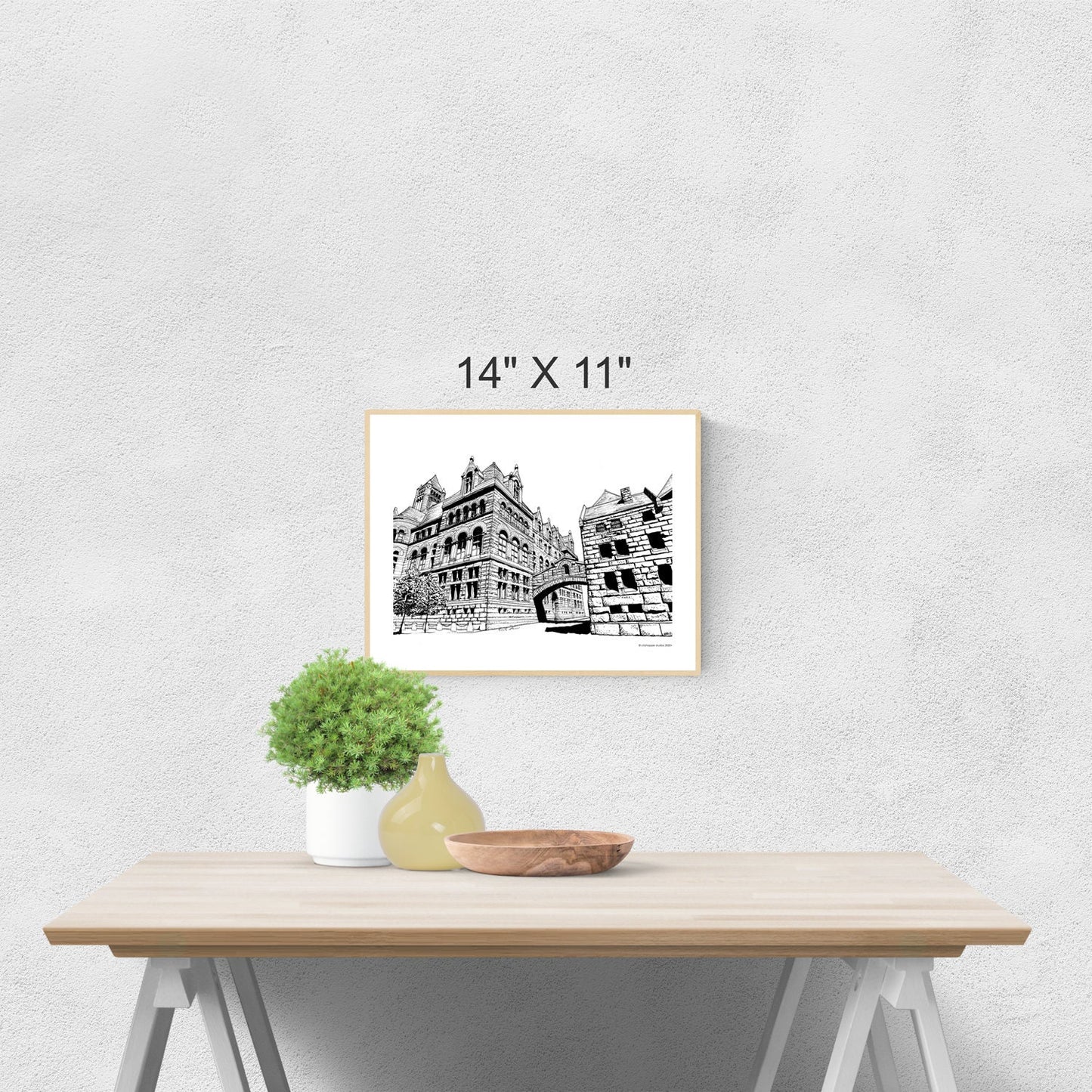 Pittsburgh Allegheny County Courthouse Printable Artwork