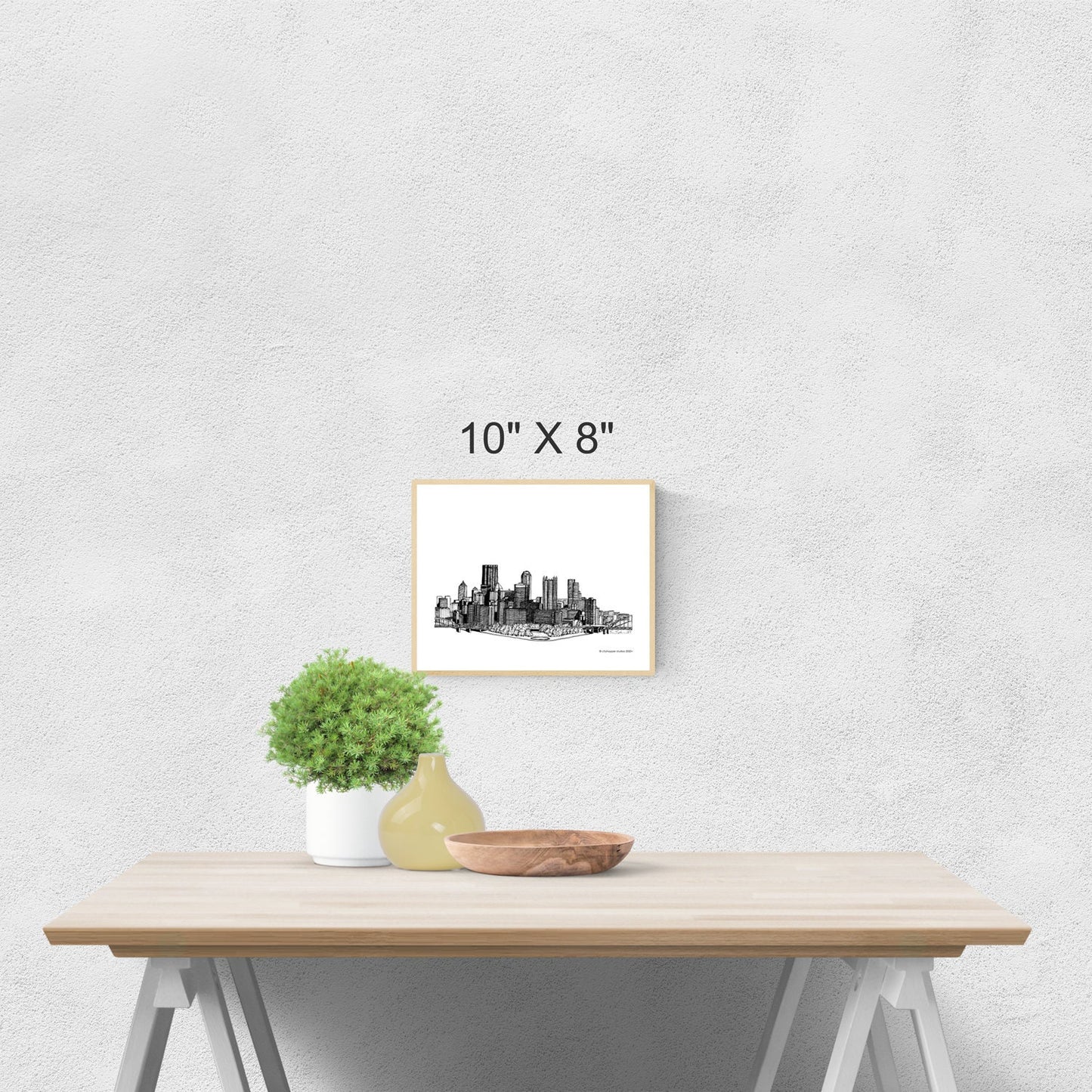 Pittsburgh Skyline Digital Art Print