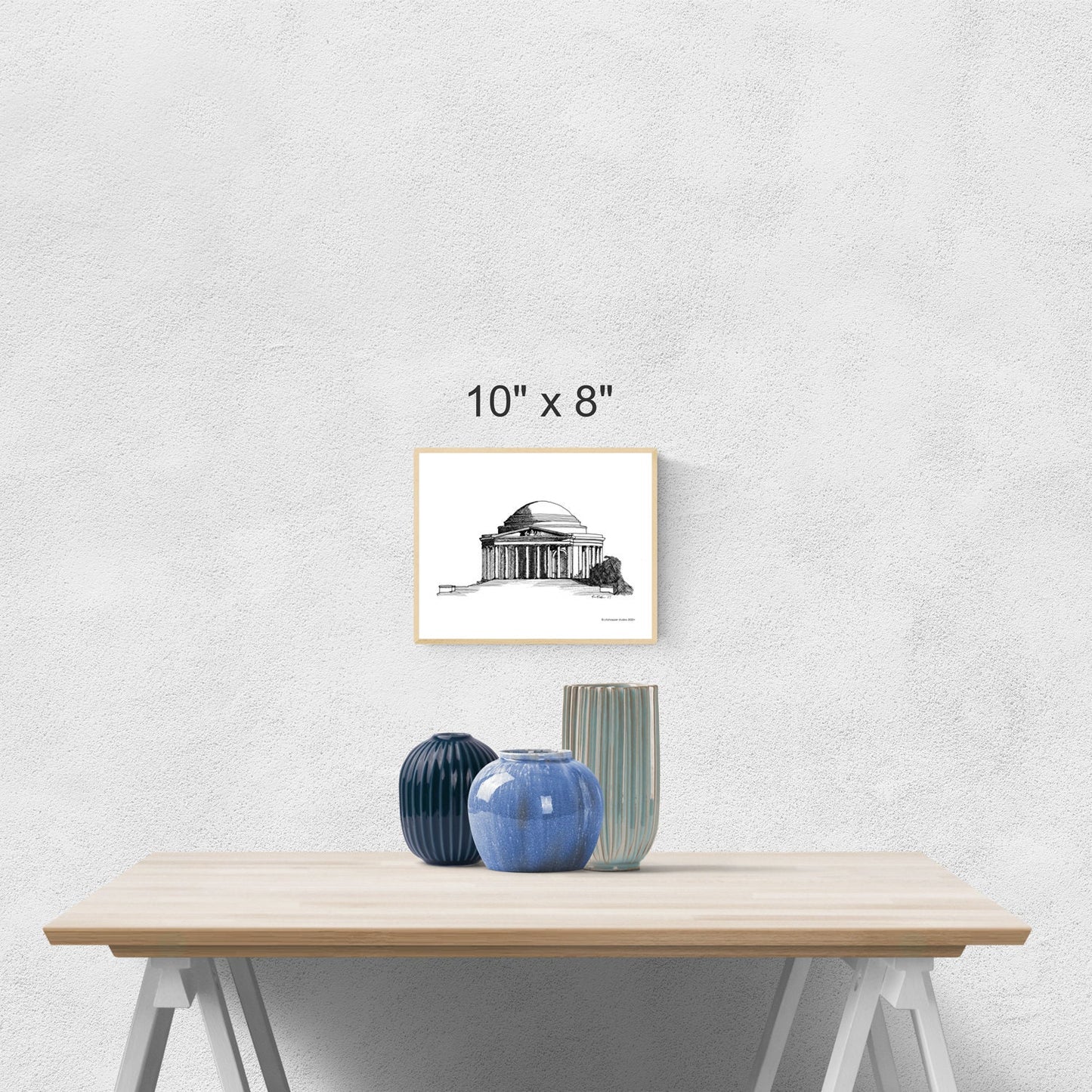 Washington DC Jefferson Memorial Printable Artwork