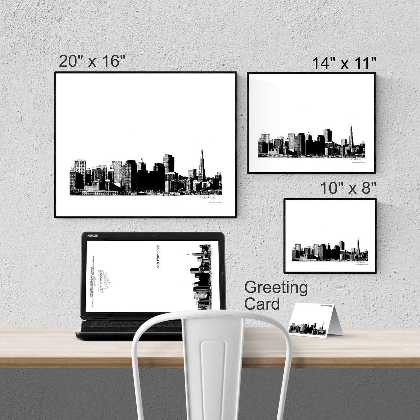 San Francisco Skyline Printable Artwork